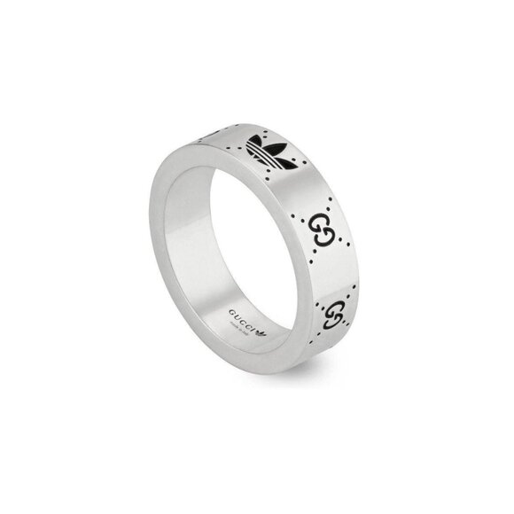 Gucci x Adidas .925 Silver Ring - Picture 1 of 6